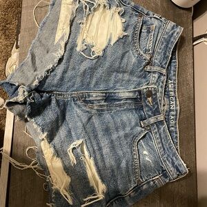 American Eagle Distressed Denim Shorts